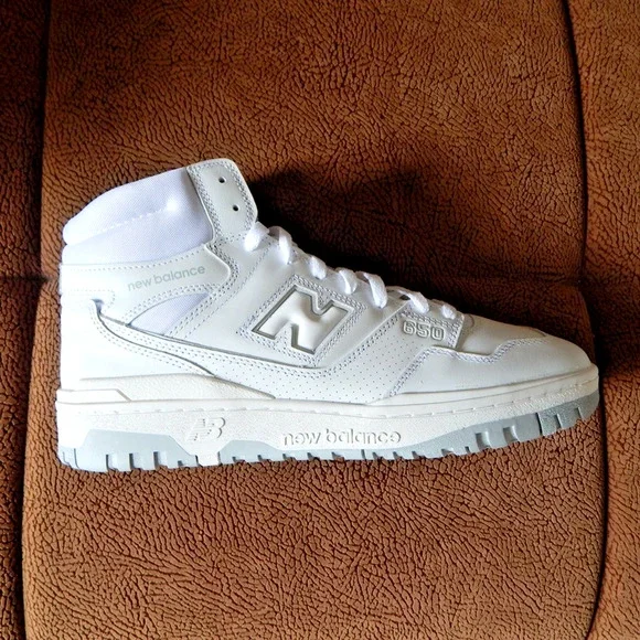 New Balance 650 White Cloud High Top Sneaker Athletic Shoes  display picture 1